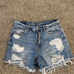 American Eagle Distressed Denim Shorts